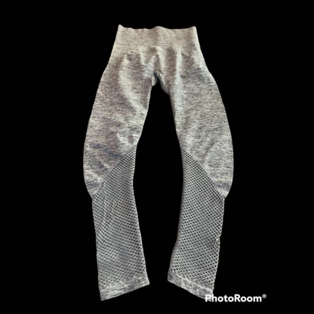 ( 2 Piece Bundle) Garage Leggings‎ With Mesh Legs S/XS Grey(nwt) and black